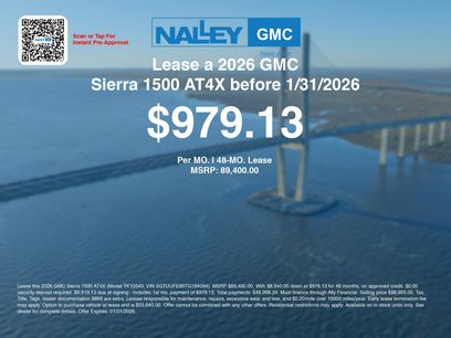 New 2026 GMC Sierra 1500 AT4X w/ AT4X AEV Edition