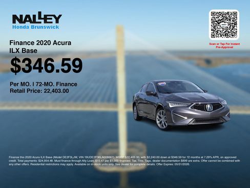Used 2020 Acura ILX FWD image 3