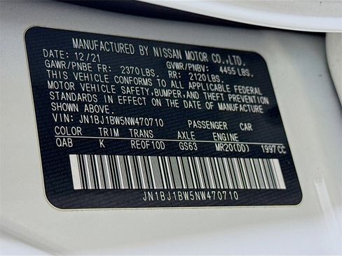 Certified 2022 Nissan Rogue Sport SV image 34