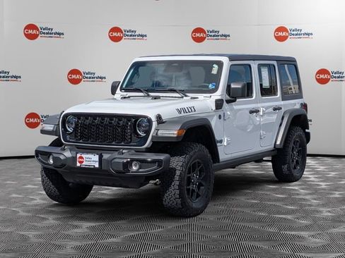 Certified 2025 Jeep Wrangler Unlimited Sport S 4xe AWD/4WD image 1