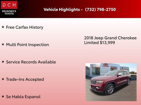 Used 2018 Jeep Grand Cherokee Limited image 4