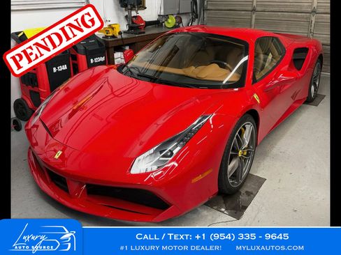 Used 2017 Ferrari 488 Spider Convertible 2D image 1