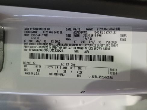 Used 2018 Ford Escape SE w/ Ford Safe & Smart Package image 33