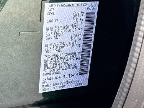 New 2026 INFINITI QX60 Autograph w/ Dark Cargo Package image 35