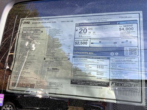 New 2026 Jeep Wrangler Sport S image 14