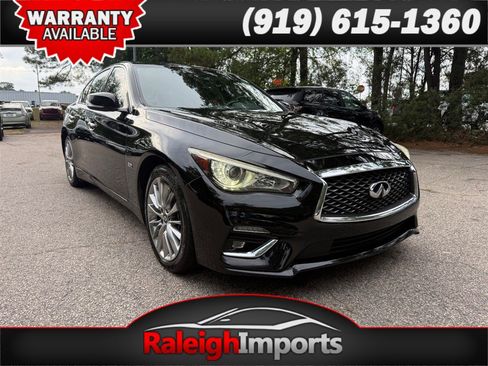 Used 2019 INFINITI Q50 Luxe w/ Essential Package (3.0T Luxe) RWD image 1