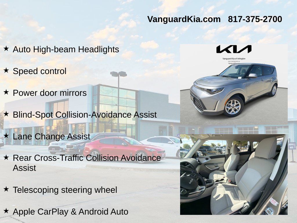 Certified 2025 Kia Soul LX w/ LX Technology Package FWD image 12