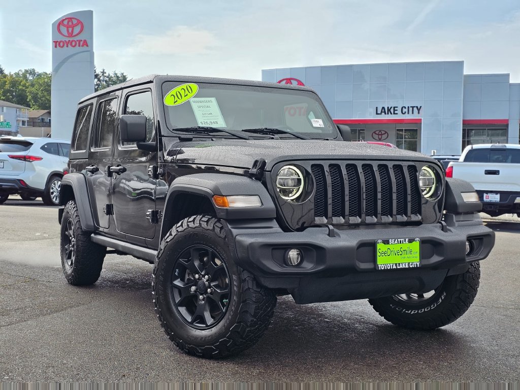 Used 2020 Jeep Wrangler Unlimited Sport AWD/4WD image 1