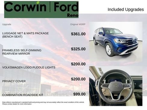 Used 2021 Volkswagen Atlas SEL FWD image 3