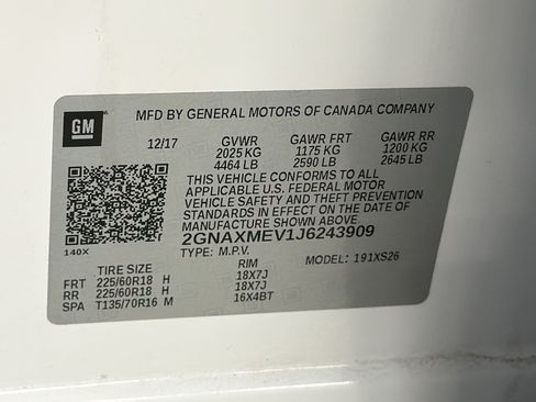 Used 2018 Chevrolet Equinox Premier FWD image 27