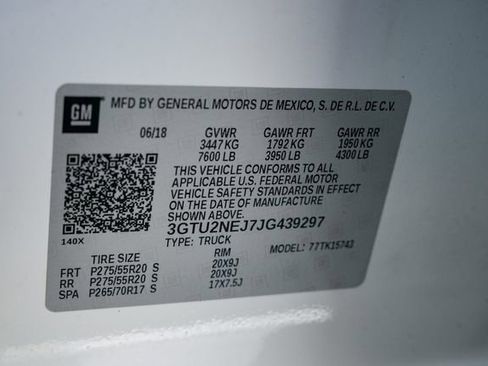 Used 2018 GMC Sierra 1500 SLT image 52