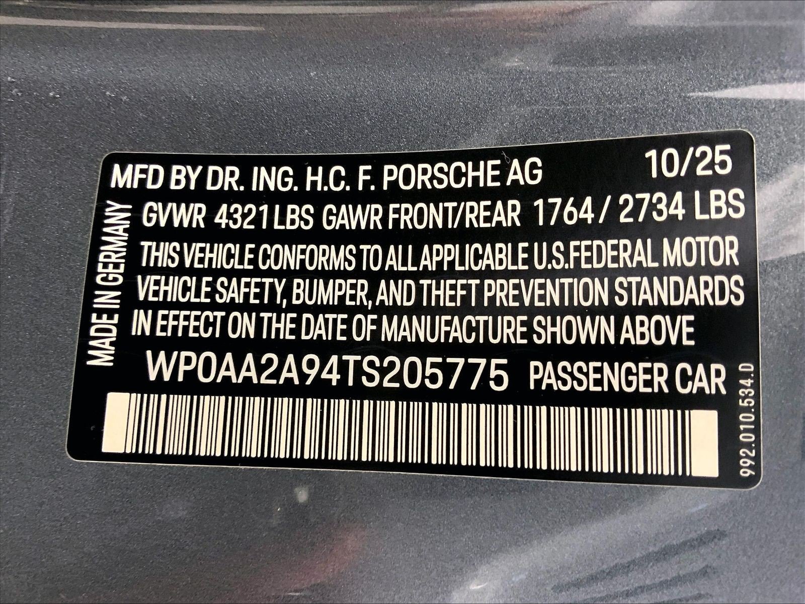 Used 2026 Porsche 911 Carrera RWD image 33