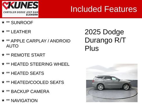 Used 2025 Dodge Durango R/T AWD/4WD image 2