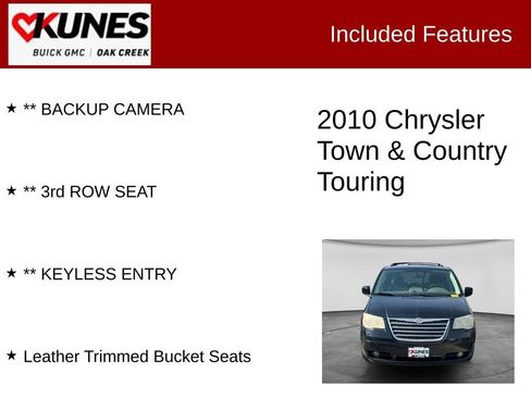 Used 2010 Chrysler Town & Country Touring FWD image 2
