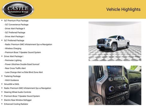 Used 2021 GMC Sierra 1500 SLT w/ SLT Premium Plus Package AWD/4WD image 13