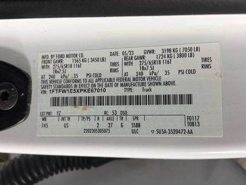 Certified 2023 Ford F150 XLT w/ Equipment Group 301A Mid AWD/4WD image 9
