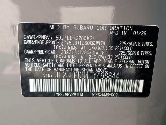 New 2026 Subaru Outback Limited AWD/4WD image 36