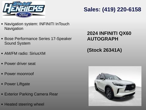 Used 2024 INFINITI QX60 Autograph AWD/4WD image 12