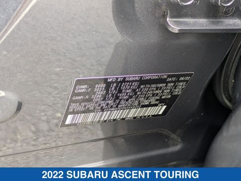 Certified 2022 Subaru Ascent Touring image 41