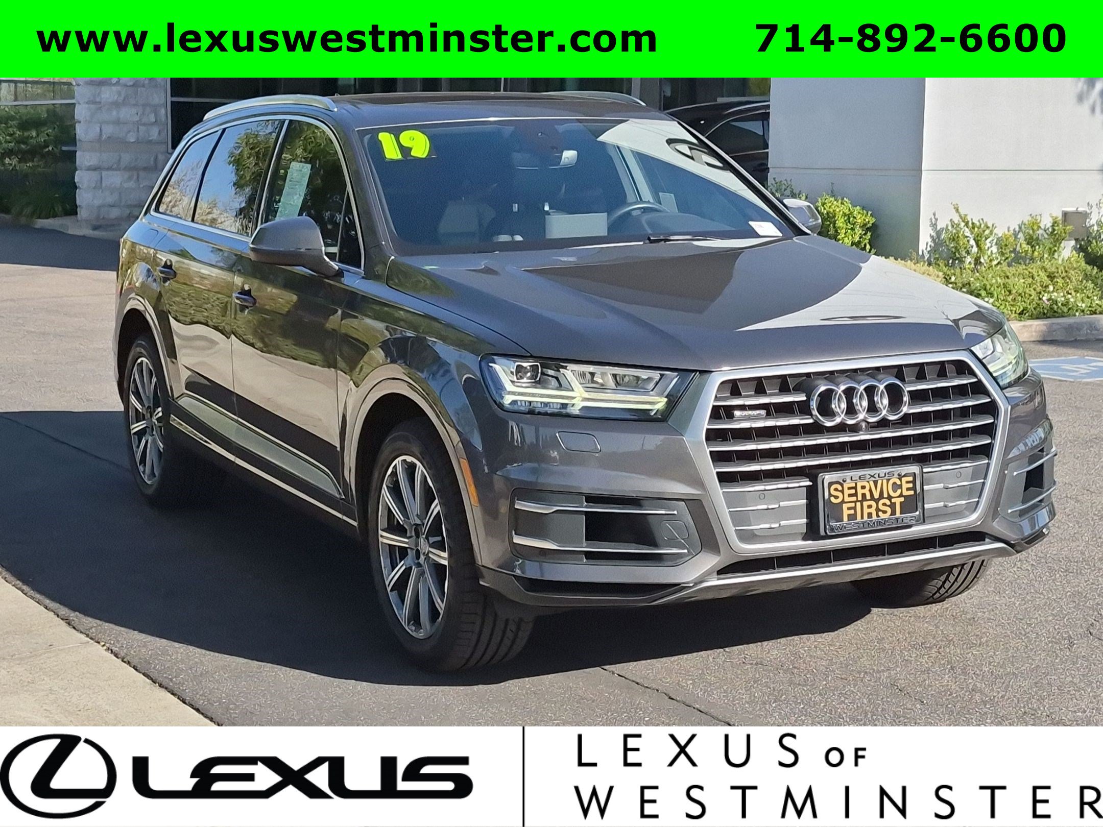 Used 2019 Audi Q7 3.0T Premium Plus w/ Premium Plus Package AWD/4WD image 3
