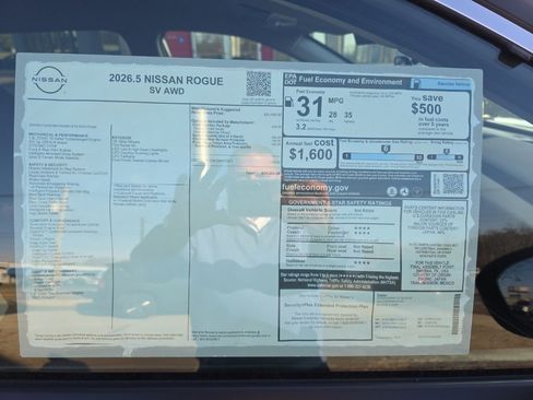 New 2026 Nissan Rogue SV w/ Cold Weather Package image 3