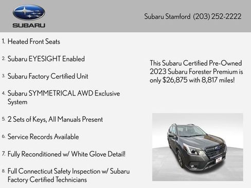 Certified 2023 Subaru Forester Premium image 2