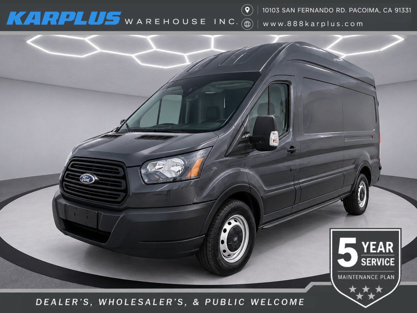 Used 2019 Ford Transit 250 148 High Roof Extended RWD image 1