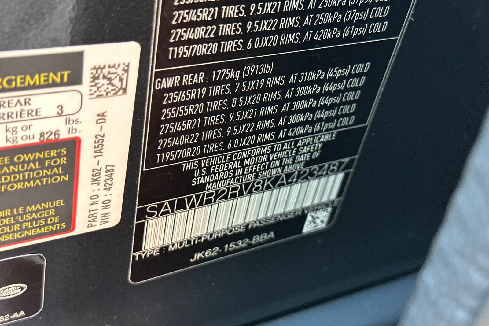 Used 2019 Land Rover Range Rover Sport HSE AWD/4WD image 30