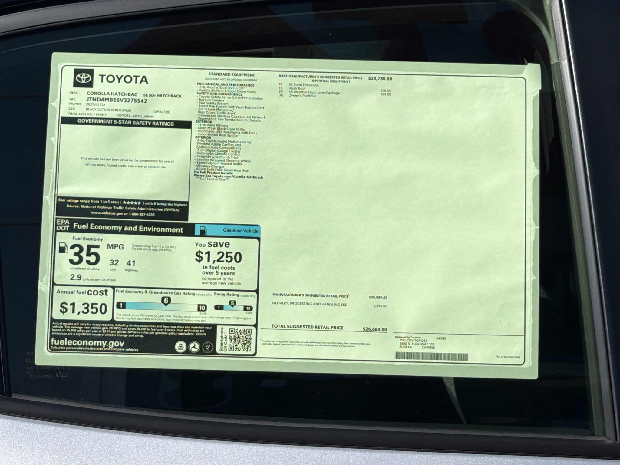 New 2027 Toyota Corolla SE FWD image 23