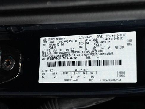 Used 2022 Ford F150 XLT w/ Equipment Group 302A High RWD image 34