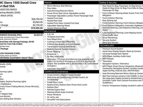 Certified 2025 GMC Sierra 1500 Denali w/ Denali Reserve Package AWD/4WD image 57