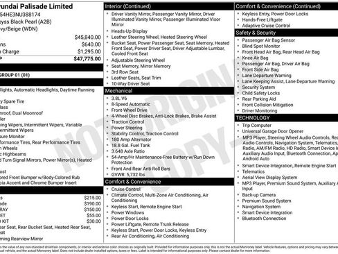 Used 2022 Hyundai Palisade Limited FWD image 42