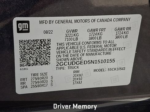 Used 2022 Chevrolet Silverado 1500 LTZ w/ LTZ Convenience Package II AWD/4WD image 33