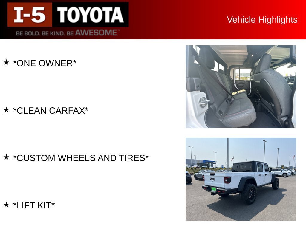 Used 2025 Jeep Gladiator Rubicon w/ Convenience Group AWD/4WD image 4
