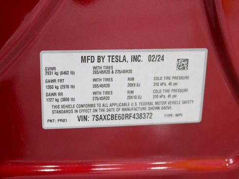 Used 2024 Tesla Model X Plaid image 40