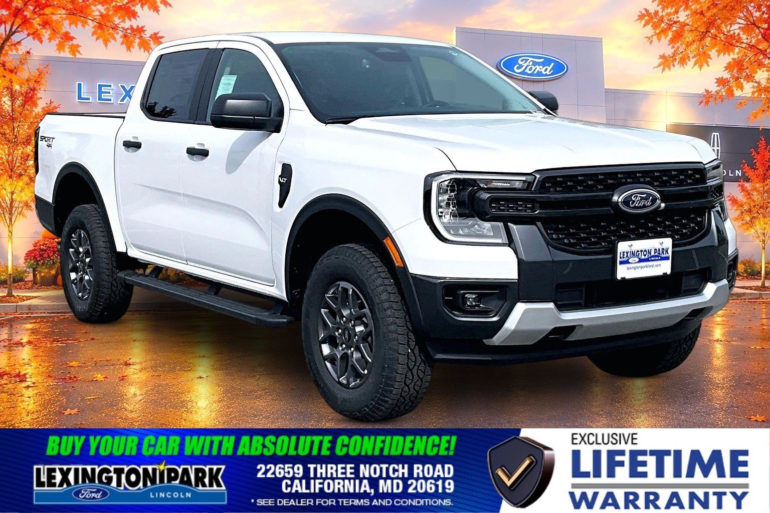 New 2026 Ford Ranger XLT w/ Trailer Tow Package AWD/4WD image 1