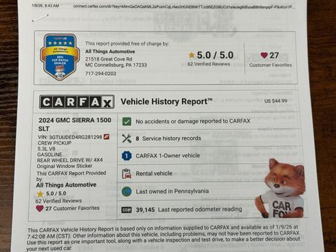 Used 2024 GMC Sierra 1500 SLT image 42