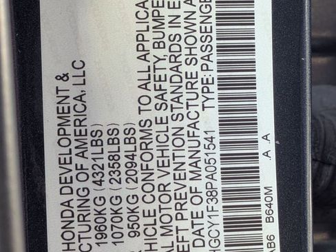 Certified 2023 Honda Accord EX image 25