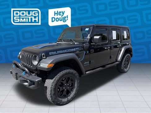 Used 2023 Jeep Wrangler Unlimited Rubicon 4xe AWD/4WD image 1