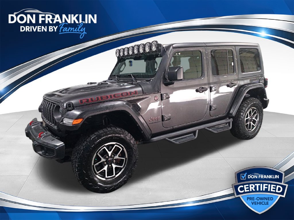 Used 2024 Jeep Wrangler Unlimited Rubicon AWD/4WD 360° Tour