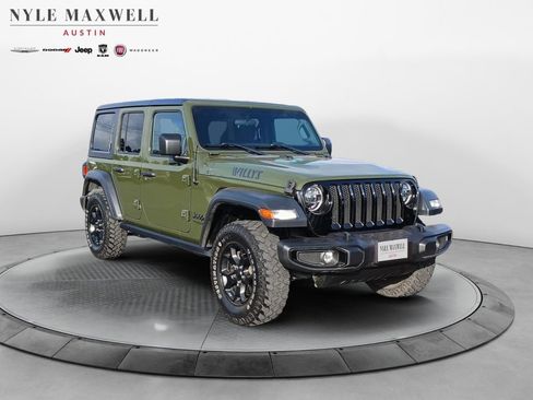 Used 2021 Jeep Wrangler Unlimited Sport AWD/4WD image 2