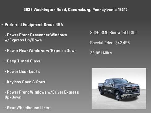 Certified 2025 GMC Sierra 1500 SLT image 5