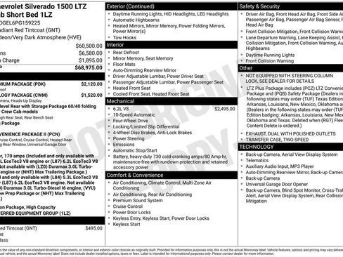 Used 2023 Chevrolet Silverado 1500 LTZ w/ LTZ Premium Package AWD/4WD image 38