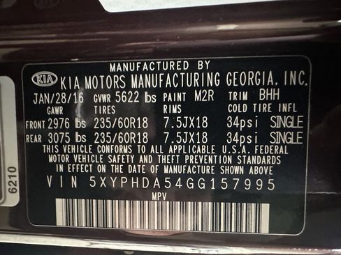 Used 2016 Kia Sorento EX w/ EX Premium Package image 18