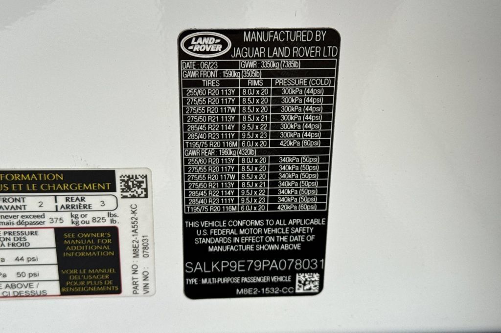 Used 2023 Land Rover Range Rover SE AWD/4WD image 37