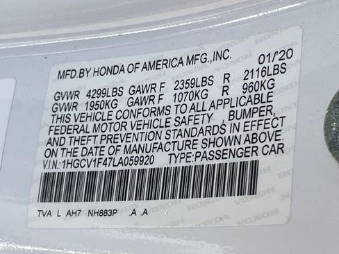 Used 2020 Honda Accord EX image 29