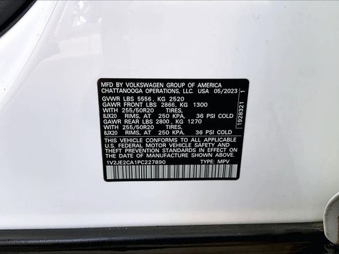 Used 2023 Volkswagen Atlas Cross Sport SE w/ Panoramic Sunroof Package FWD image 34