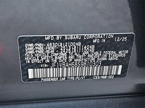 New 2025 Subaru WRX Premium image 36