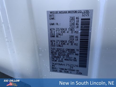 New 2026 Nissan Rogue SV w/ Cold Weather Package image 12