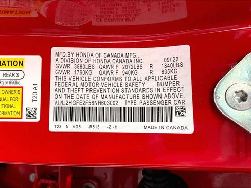 Used 2022 Honda Civic Sport image 33